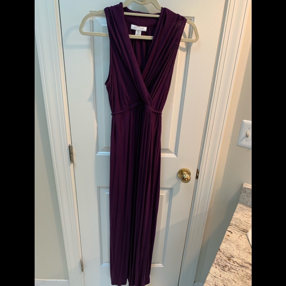 Maternity maxi dress